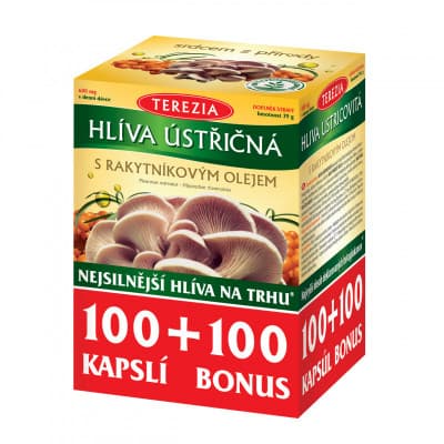 Terezia Company Hlíva ústřičná s rakytníkovým olejem 100+100 kapslí