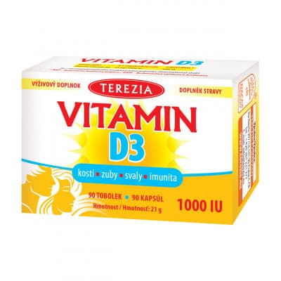 Terezia Vitamín D3 1000 IU 90 tablet