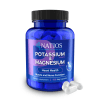 NATIOS Potassium & Magnesium, Draslík citrát a hořčík malát, 100 veganských kapslí