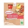 BABYBIO jablko-jahody-vanilka 6m+ 4x90g