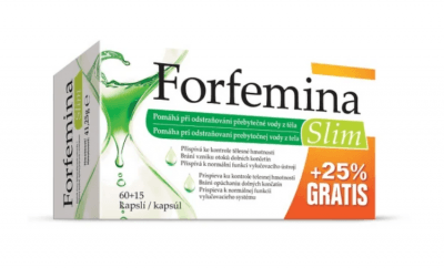 Forfemina Slim odvodnění těla 25% GRATIS 75 kapslí