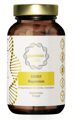 Puravia labs Magnesium Energy 90 kapslí