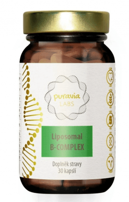 Puravia Labs Liposomální B-komplex 30 kapslí