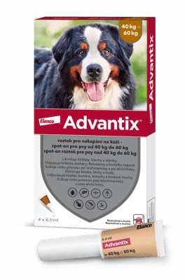 Advantix pro psy 40-60kg spot-on 4x6ml