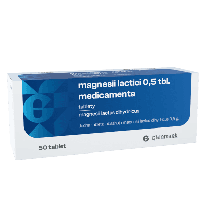 MAGNESII LACTICI 0,5 TBL. MEDICAMENTA POR 0,5G TBL NOB 50