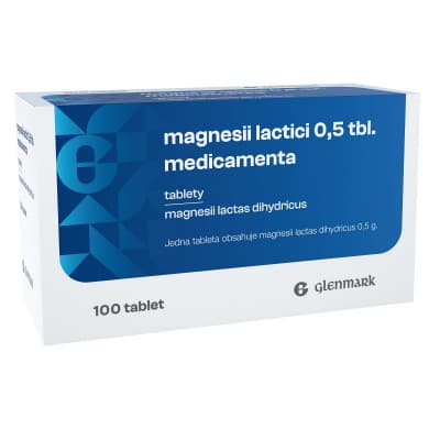 MAGNESII LACTICI 0,5 TBL. MEDICAMENTA POR 0,5G TBL NOB 100