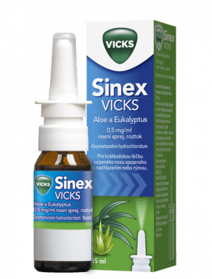 Sinex Vicks aloe+eukal 0.5mg/ml nas.spr.1x15ml/7.5