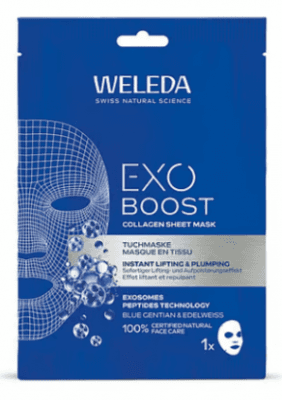 Weleda Exo Boost Kolagénová pleťová maska Modrý hořec a protěž alpská 20 ml