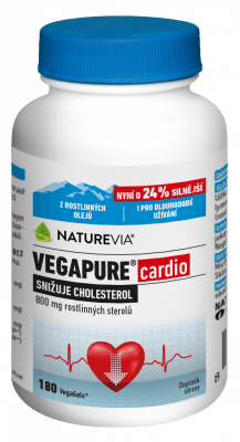 Swiss NatureVia Vegapure cardio 180 kapslí