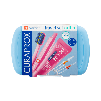CURAPROX Travel set ORTHO cestovní sada modrá